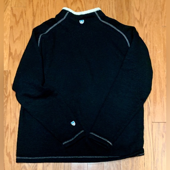 Vtg Men’s XL KUHL Alfpaca Fleece Lightweight Packable Stovepipe Rollneck Sweater - Picture 11 of 14